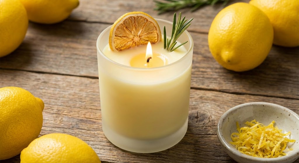 Zitrone Duftkerze
